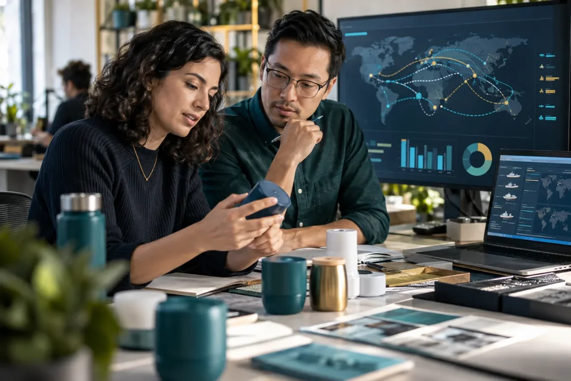 Illustrative team evaluating an intelligence-assisted operating decision.