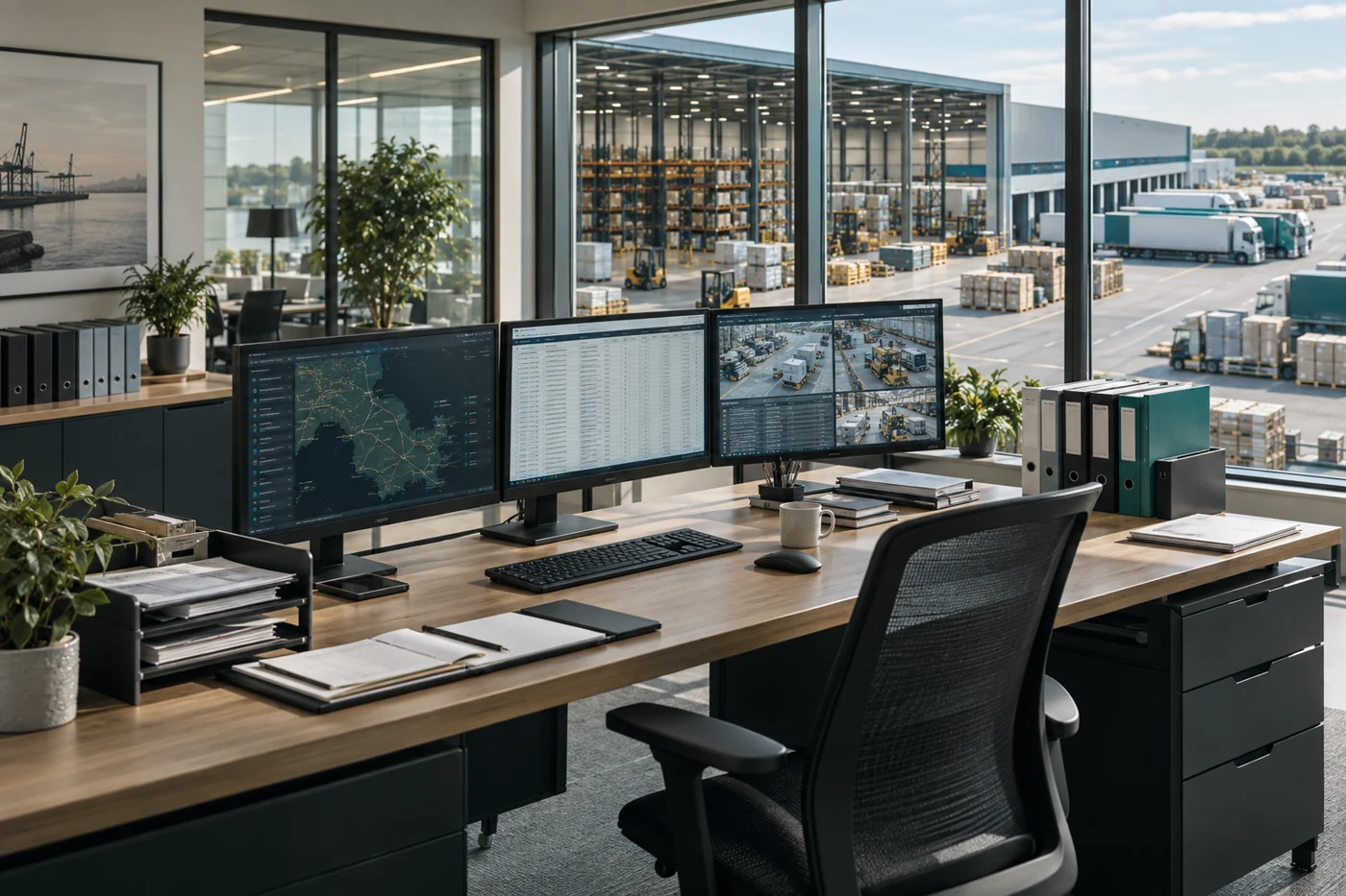 Logistics operations and their supporting enterprise information systems.