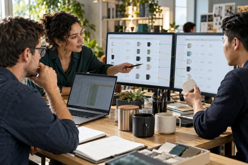Specialists compare business processes and responsibilities across teams.