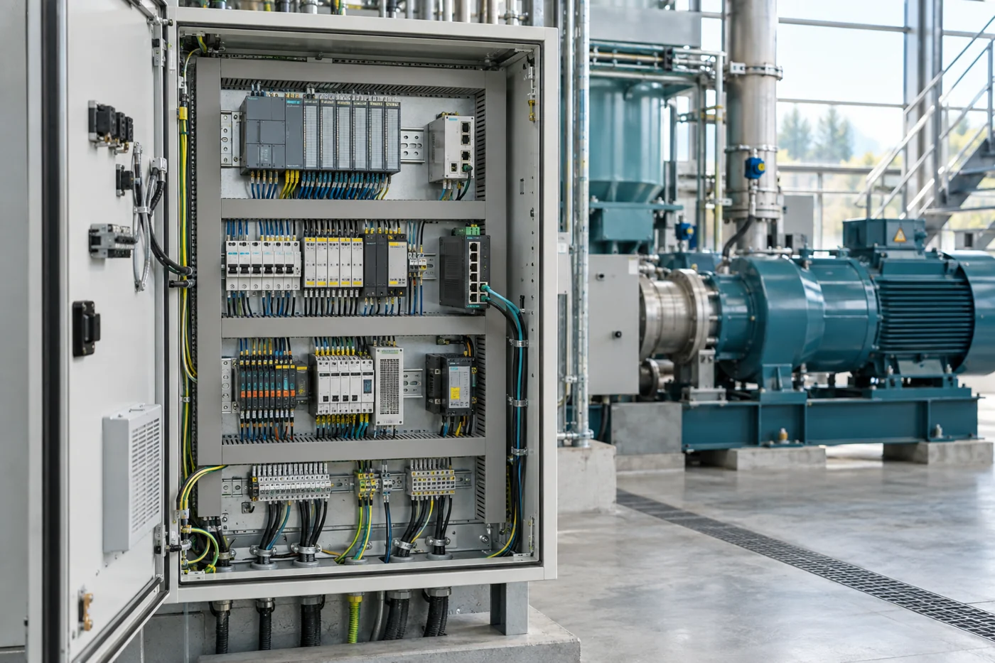 Industrial equipment and operating infrastructure illustrate the physical context of enterprise systems.